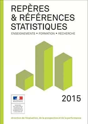 Couverture du produit · Repères et références statistiques 2015 (Enseignements - Formation - Recherche)
