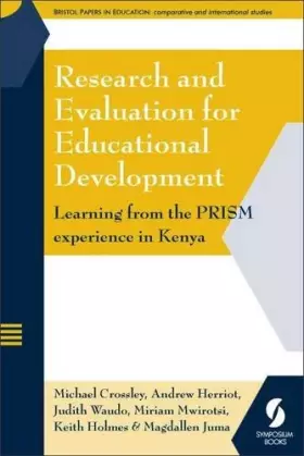 Couverture du produit · Research and Evaluation for Educational Development: Learning from the Prism Experience in Kenya