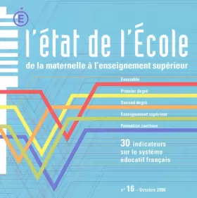 Couverture du produit · 30 indicateurs sur le système éducatif français