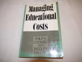 Couverture du produit · Managing Educational Costs