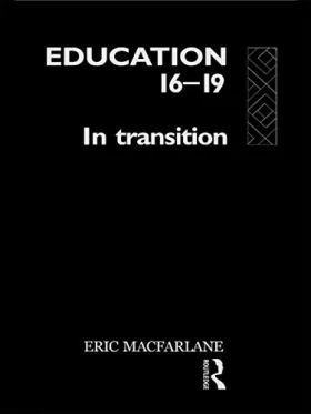 Couverture du produit · Education 16-19: In Transition