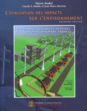 Couverture du produit · L'évaluation des impacts sur l'environnement : Processus, acteurs et pratique pour un développement durable