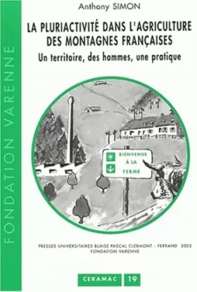 Couverture du produit · La pluriactivité dans l'agriculture des montagnes françaises. Un territoire, des hommes, une pratique