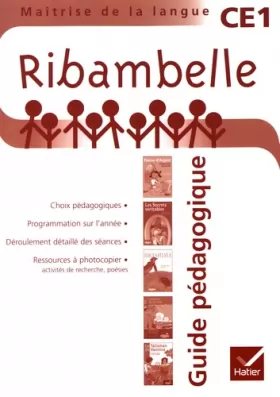 Couverture du produit · Ribambelle CE1 série rouge éd. 2010 - Guide pédagogique
