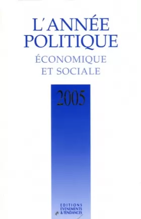 Couverture du produit · L'année politique, économique et sociale 2005