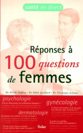 Couverture du produit · Réponses à 100 questions de femmes