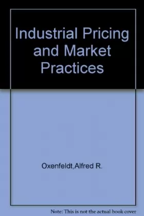Couverture du produit · Industrial pricing and market practices (Prentice-Hall economics series)