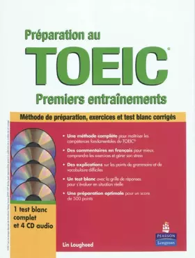 Couverture du produit · Préparation au TOEIC®: Premiers entrainements - Méthode de préparation, exercices et test blanc corrigés