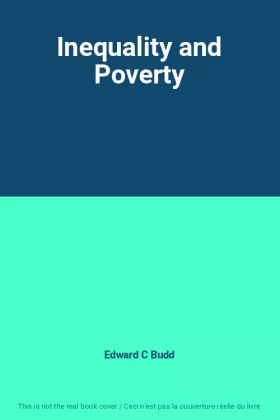 Couverture du produit · Inequality and Poverty