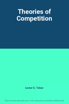 Couverture du produit · Theories of Competition