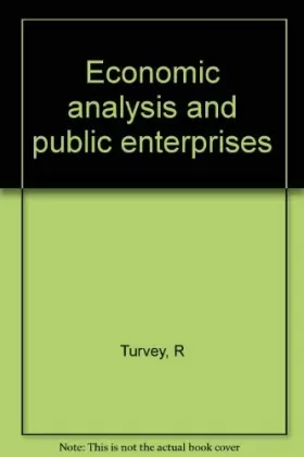 Couverture du produit · Economic analysis and public enterprises