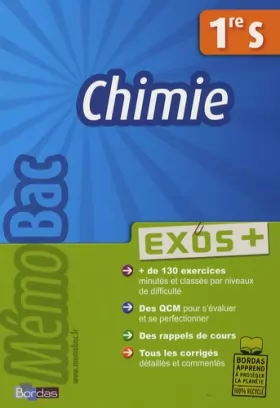 Couverture du produit · MEMOBAC EXOS + CHIMIE 1RE S