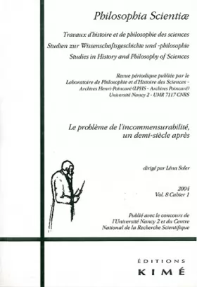 Couverture du produit · Philosophia Scientiae, N° 8/1-2004 : Le problème de l'incommensurabilité, un demi-siècle après