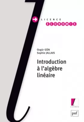 Couverture du produit · Introduction à l'algèbre linéaire