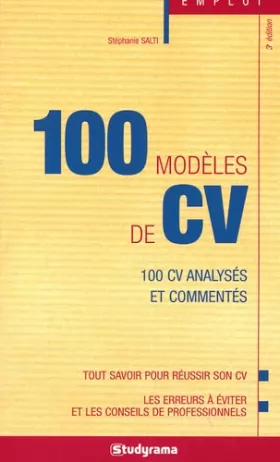 Couverture du produit · 100 modèles de cv