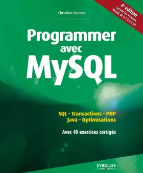 Couverture du produit · Programmer avec MySQL