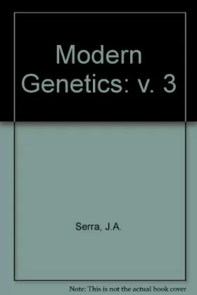 Couverture du produit · Modern Genetics: v. 3