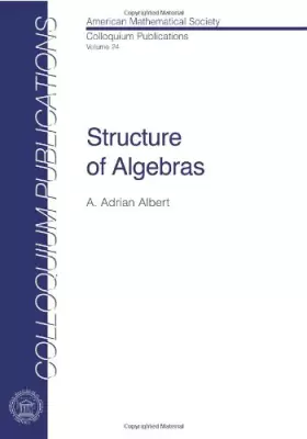 Couverture du produit · Structure of Algebras