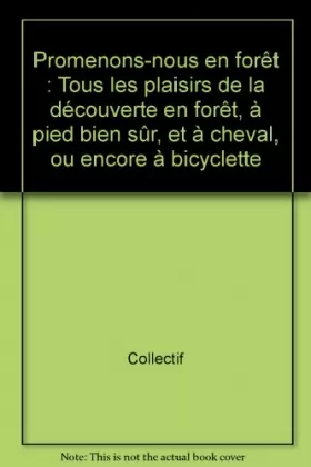 Couverture du produit · Promenons-nous en forêt