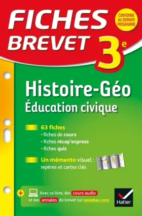 Fiches Brevet Histoire-Géographie Éducation Civique 3e: Fiches De ...