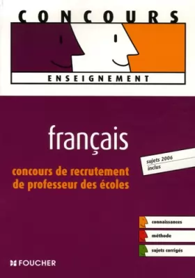 Couverture du produit · Français CRPE: Sujets 2006 inclus