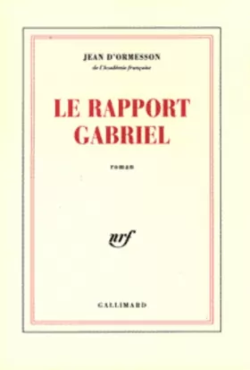 Couverture du produit · Le rapport Gabriel