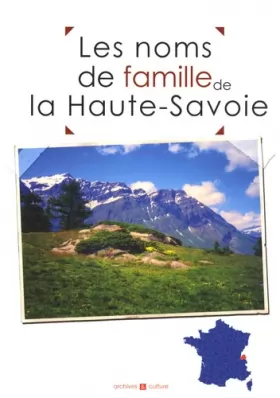 Couverture du produit · Les noms de famille de la Haute-Savoie
