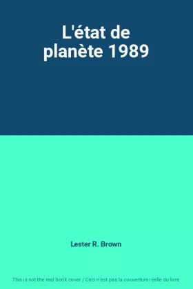 Couverture du produit · L'état de planète 1989