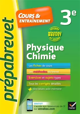 Couverture du produit · Physique-chimie 3e Nouveau brevet: fiches de cours, exercices et brevets blancs