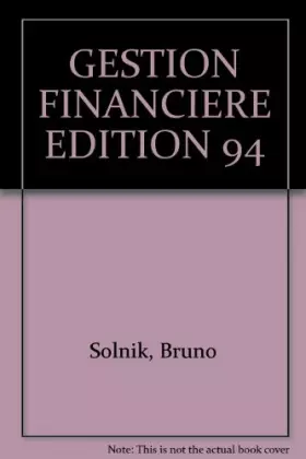 Couverture du produit · GESTION FINANCIERE EDITION 94