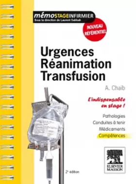 Couverture du produit · Urgences - Réanimation - Transfusion