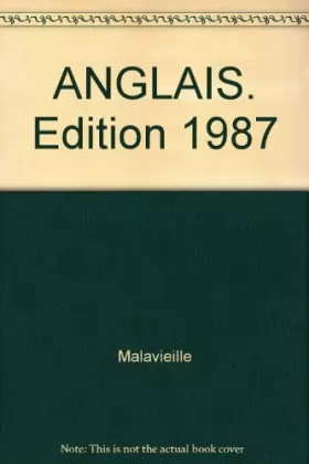 Couverture du produit · ANGLAIS. Edition 1987