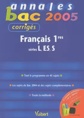 Couverture du produit · Français 1e séries L, ES, S: Corrigés
