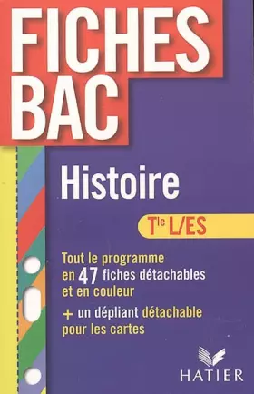 Couverture du produit · Histoire Tle L/ES