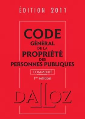 Couverture du produit · Code général de la propriété des personnes publiques commenté