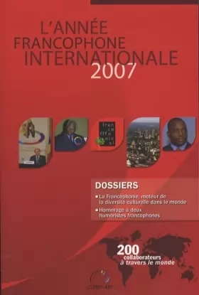 Couverture du produit · L'année francophone 2007