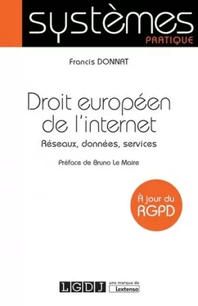 Couverture du produit · DROIT EUROPEEN DE L INTERNET