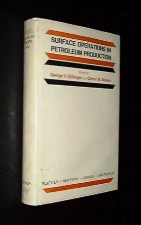 Couverture du produit · Surface operations in petroleum production