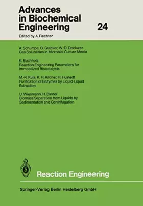 Couverture du produit · Reaction Engineering