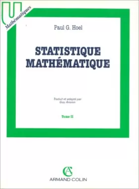 Couverture du produit · Statistique mathématique