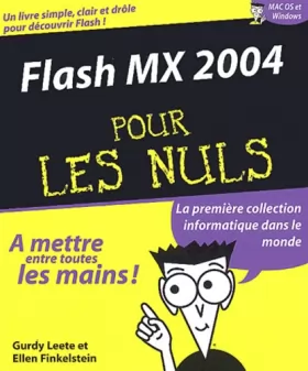 Couverture du produit · Flash MX 2004 pour les nuls