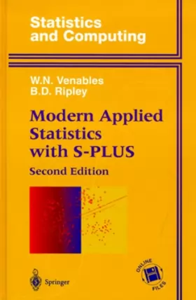 Couverture du produit · STATISTICS AND COMPUTING MODERN APPLIED STATISTICS WITH S-PLUS, 2/E