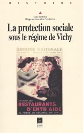 Couverture du produit · La protection sociale en France sous le régime de Vichy