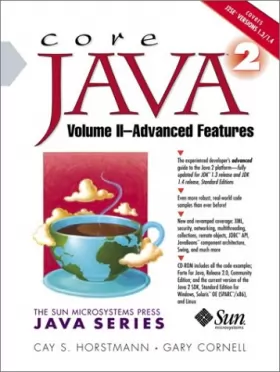 Couverture du produit · Core Java 2, Volume II: Advanced Features (5th Edition)