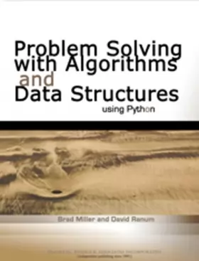 Couverture du produit · Problem Solving With Algorithms And Data Structures Using Python