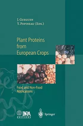 Couverture du produit · Plant Proteins from European Crops: Food and Non-Food Applications