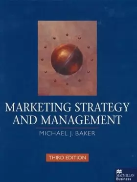 Couverture du produit · Marketing Strategy and Management
