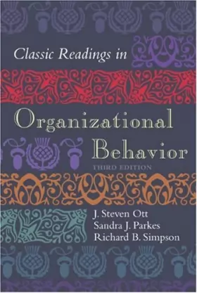 Couverture du produit · Classic Readings in Organizational Behavior