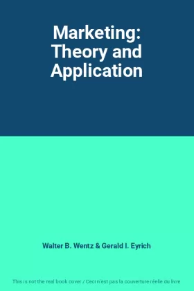 Couverture du produit · Marketing: Theory and Application