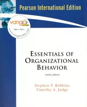 Couverture du produit · Essentials of Organizational Behavior: International Edition